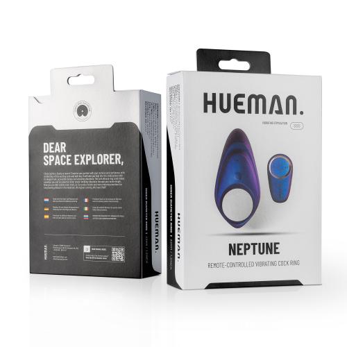 Hueman – Neptune Vibrerende Cockring + Afstandsbediening