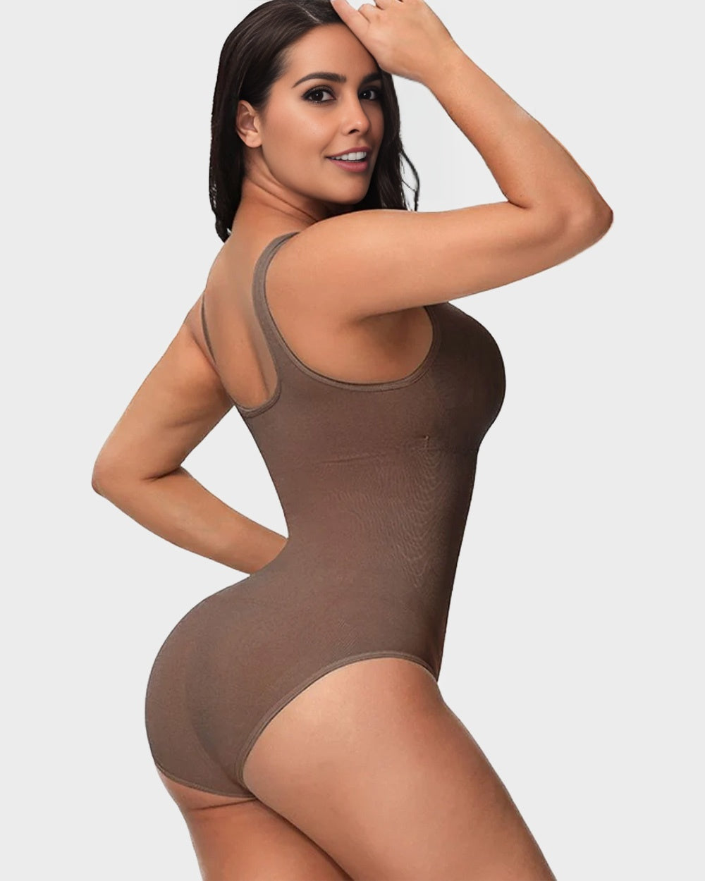 CHAR® Glättendes nahtloses Tank Top Bodysuit Bauchfrei Shapewear